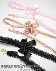 LINGERIC LEASH TULLE AND SATIN