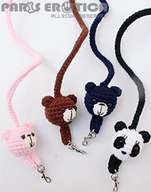 KNIT BEAR LEASH