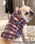 Plaid fake-down Coat