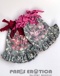 Floral-Camo Frilled Tank