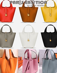 [󒍌] PE Deco Leather Bag