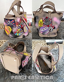 [󒍌] PE Deco Synthetic leather Bag