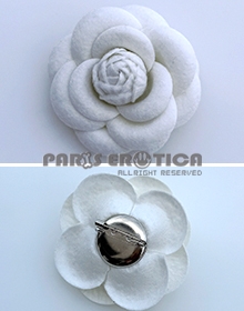 [s\] Camellia brooch